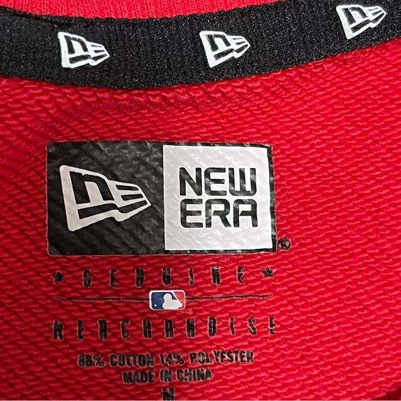 NEW ERA Women’s Color Block Texas Rangers French Terry Crew Neck Sweat Shirt M - Picture 7 of 9